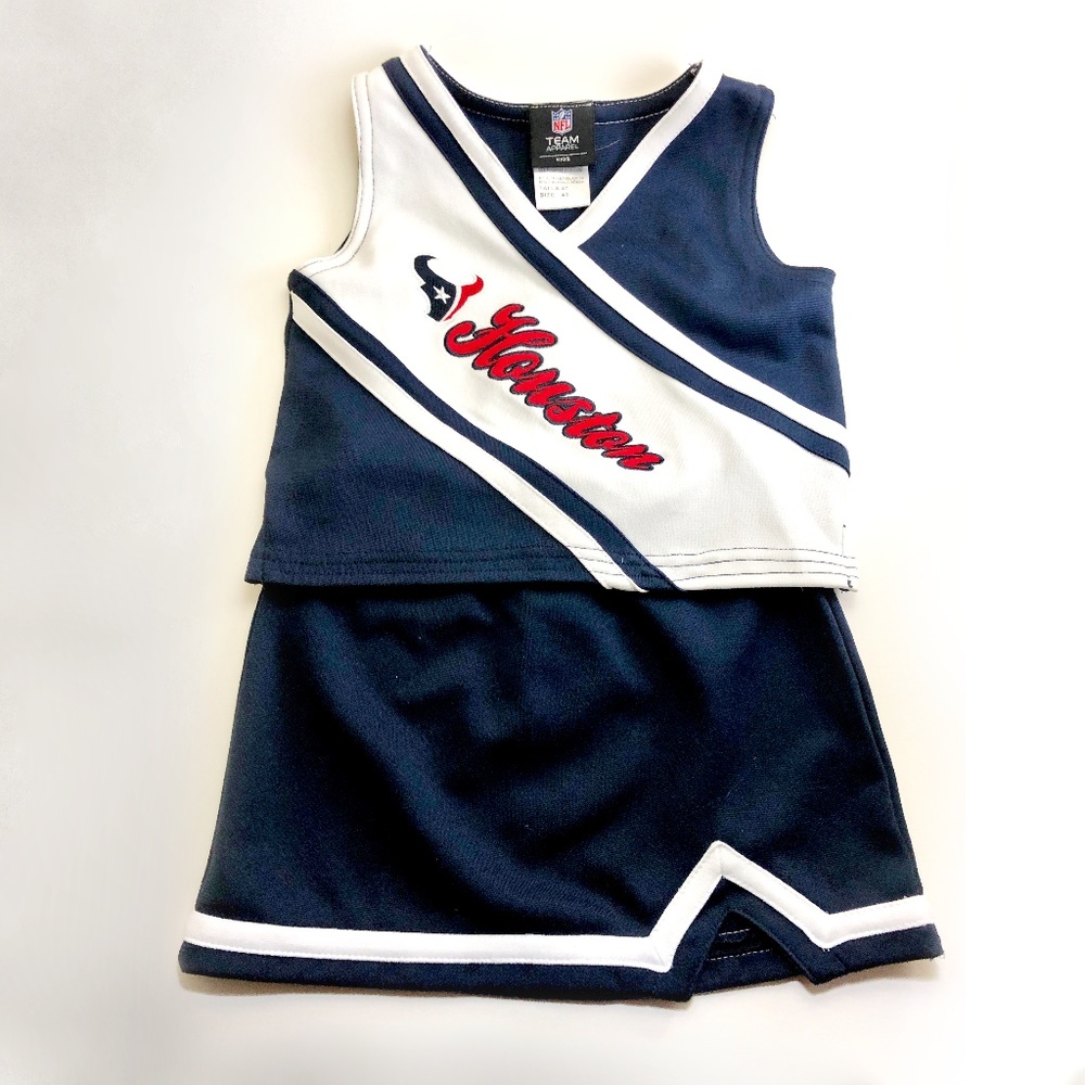Toddler Girls 2 piece Houston Texans Cheer Uniform
